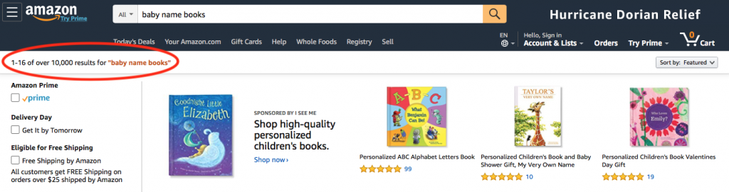 Baby name books on Amazon help us realize that naming is hard.